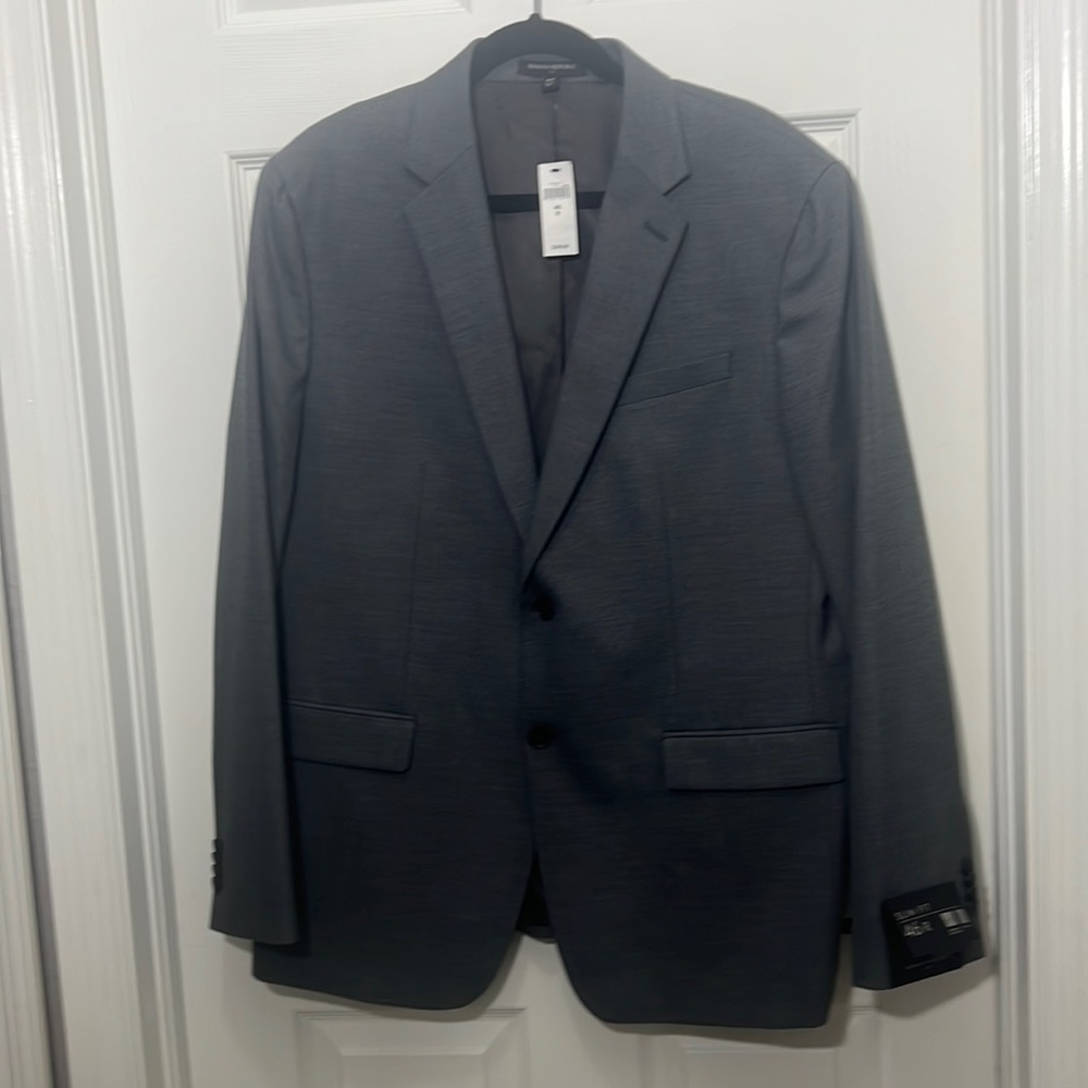 Banana Republic Mens Suit Grey Slim Fit